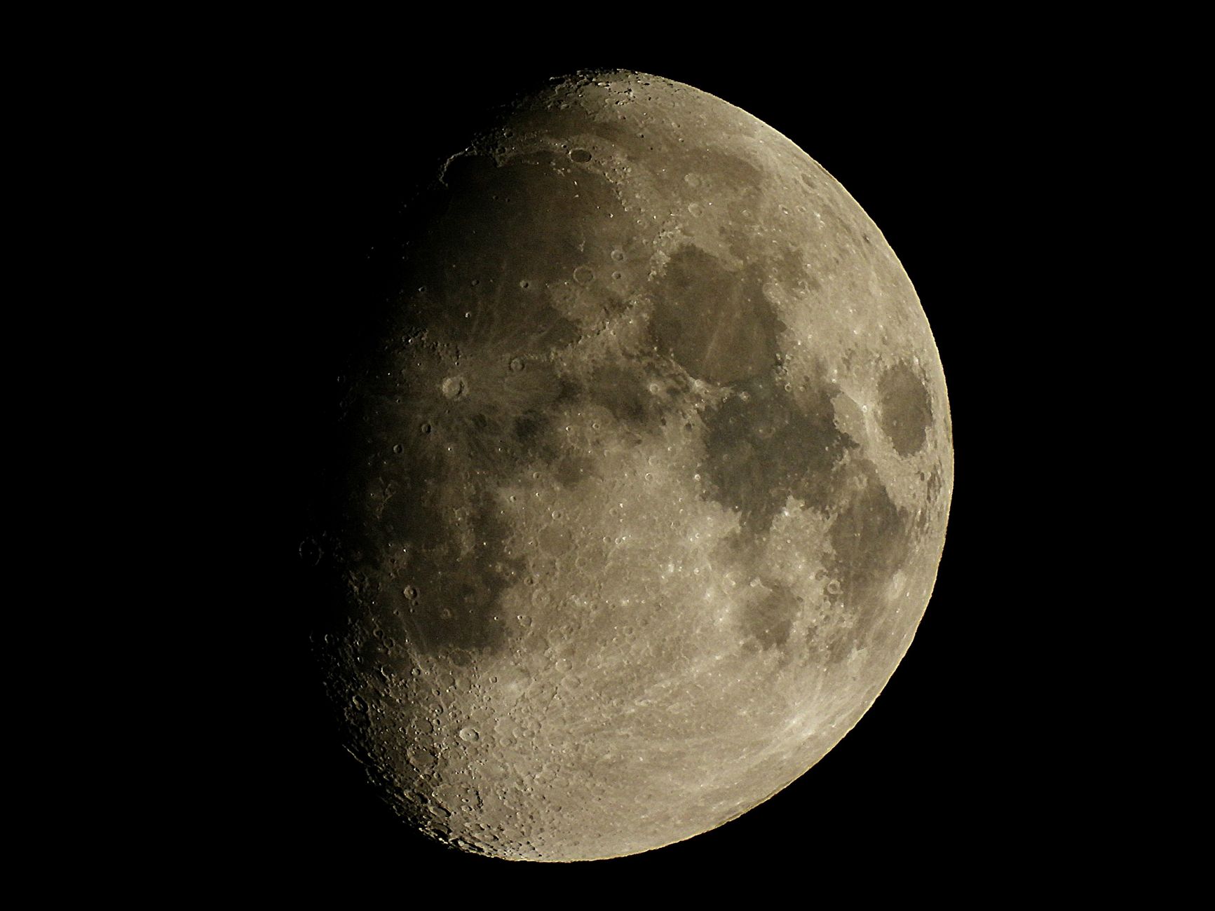 new crater on the moon